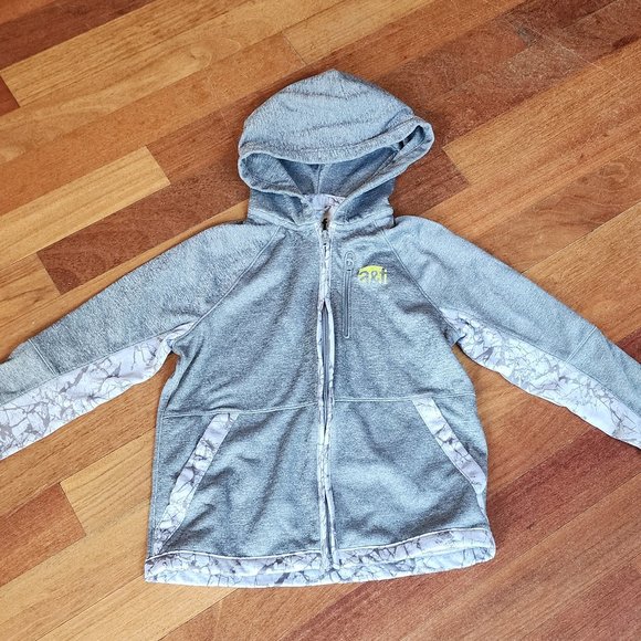 Abercrombie Kids Gray Zip-Up Hoodie Size 11/12 - Picture 5 of 14
